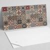 Vinyl Tiles with a Motif for Easy Wall Transformation Mosaic Patterns in a 10x40x20 cm Layout