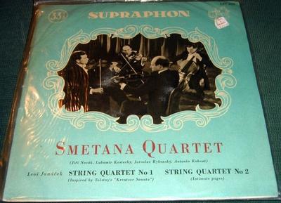 LP Record LEOSJANACEK SMETANA QUARTET JIRI String Quartet No 1 Inspired By To LPV298 Supraphon 1955 Czechoslov Classical Used