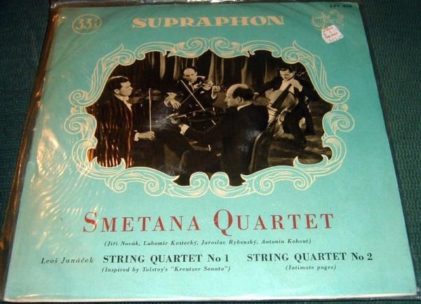 

LP Record LEOSJANACEK SMETANA QUARTET JIRI String Quartet No 1 Inspired By To LPV298 Supraphon 1955 Czechoslov Classical Used
