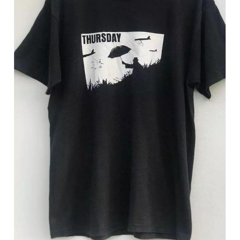 Thursday Band T-shirt, Thursday Basic Black Full Size BL1159