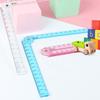 Clear Folding Ruler Flexible Drawing Ruler Centimeters Scale Measuring Length 0-30cm (0-12Inch) for Drawing Measuring