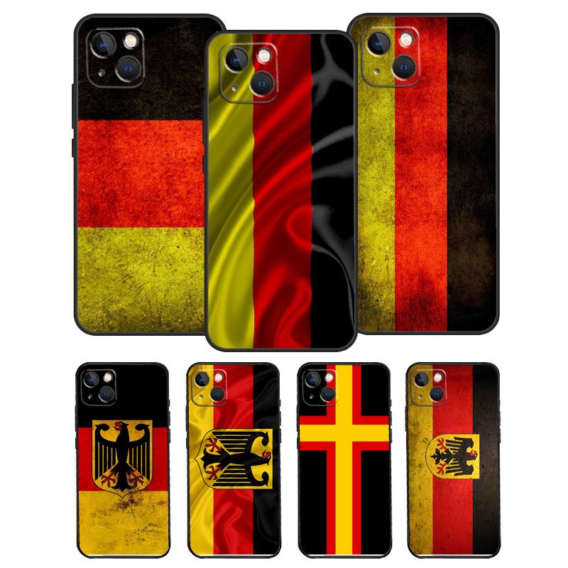 Custodia a Striscione con Bandiera Tedesca Per Samsung Galaxy A55 A35 A15 A52 A32 A12 A16 A26 A36 A56 A53 A33 A13 A14 A34 A54 A17