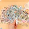 Cartoon 3D Landscaping Stickers 20 Sheets Scene Sticker Book Creative Miniature Scene Stickers