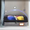 Hat Organizer with Clear Window Lid Flip Access Design Stackable Adjustable