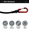 Elastic Strap with Hook Bungee Cord Heavy Duty Outdoor Elastic Bungee Strap for Luggage Roof Rack Tents Tarps