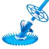 Pulitore a Rullo Aspirante per Piscina, Aspiratore Automatico per Piscina, Pulitore Automatico a Rullo Lato Aspirazione, Spazzolone Aspiratore per Piscina con 12 Tubi, per Piscine Interrate e