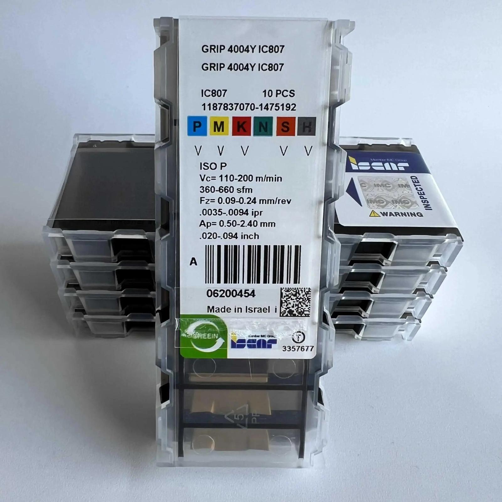 

ISCAR / GRIP4004Y IC807 /Industrial indexable Carbide Inserts 10 PCS