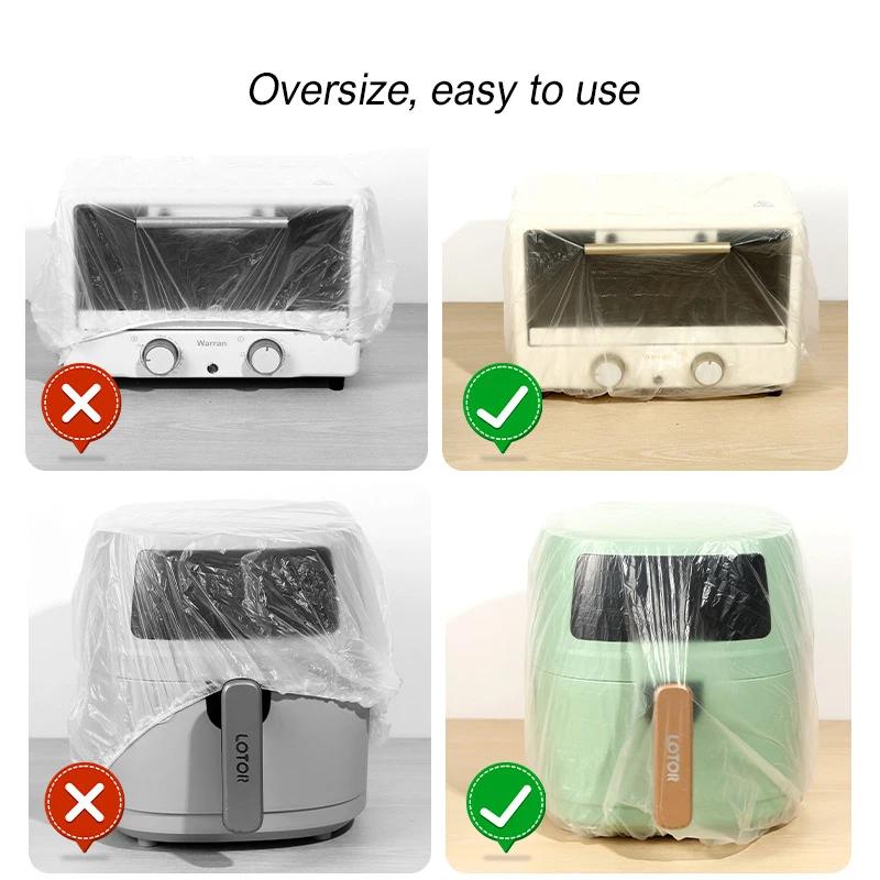 10/20/50 Stück Extra Große Einweg-Staubschutzhüllen für Reiskocher Backform Mikrowelle PE Schutzhülle Haushalt