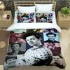 Set Biancheria da Letto One Direction Cantante Copripiumino Federa Adulto Ragazzo Ragazza Decorazione Camera da Letto Regalo Bambini Singolo Matrimoniale Grande Misura
