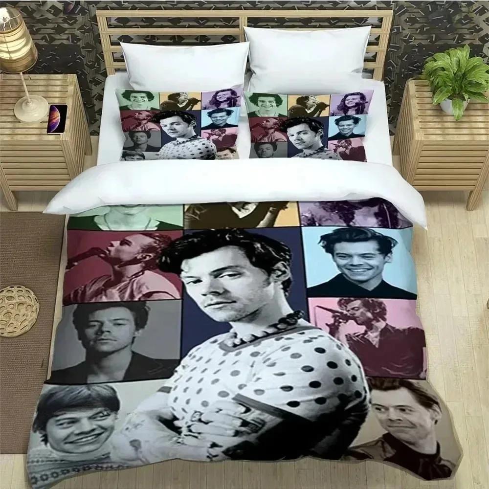 Set Biancheria da Letto One Direction Cantante Copripiumino Federa Adulto Ragazzo Ragazza Decorazione Camera da Letto Regalo Bambini Singolo Matrimoniale Grande Misura