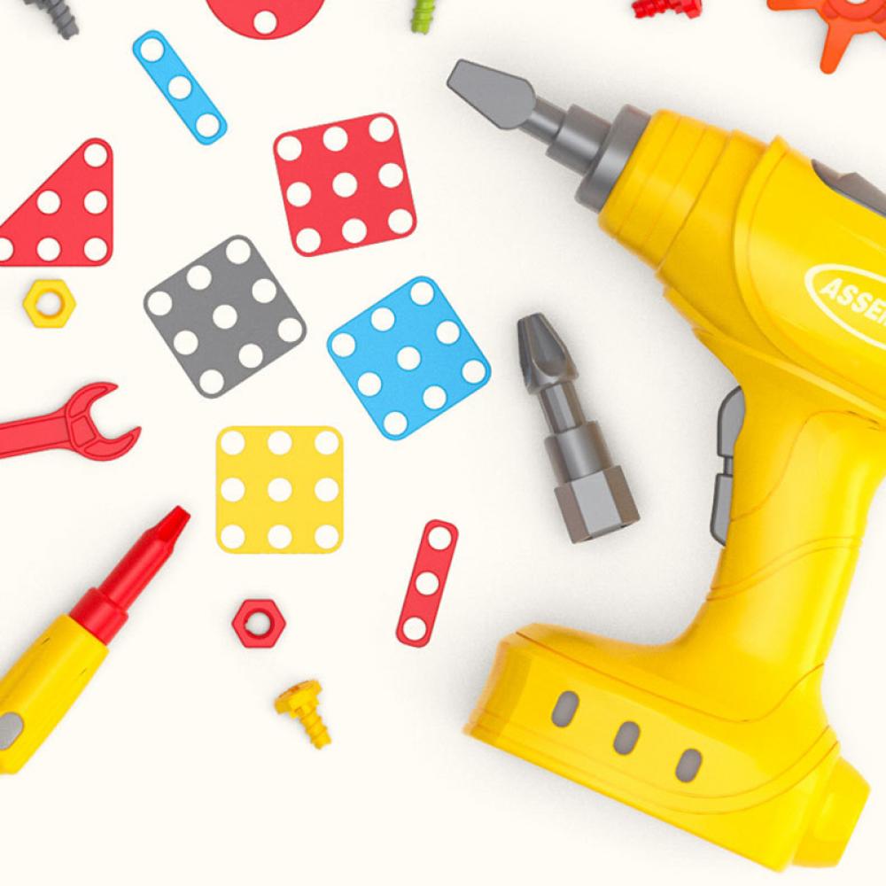 Electric STEM Building Blocks DIY Educational Toy Interlocking Gears Motorized Construction Kit Science Learning for Kids