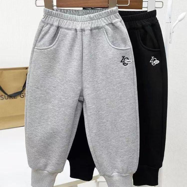 Японский новый стиль, мальчишеские бархатные джоггеры - Модный, артистичный и универсальный. 100cm серый