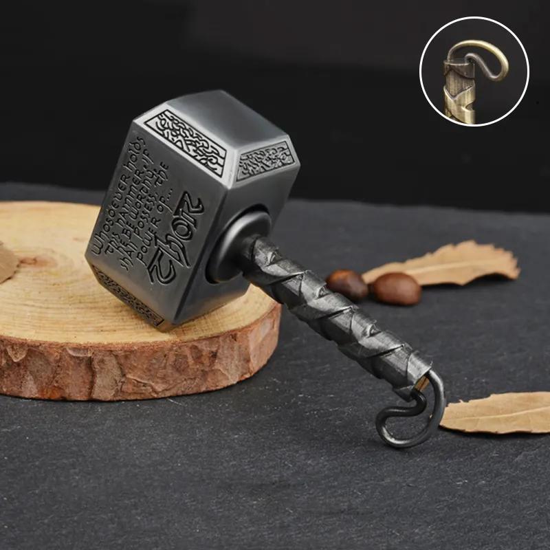 

Metal Alloy Fingertip Gyro Spinner Adult Fidgeting Toys Counter Stress Stress Ease Finger Gyro Hammer Shape Decompression Desk Toy