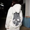 Winter Streetwear Letter Print Loose Fit Hoodie Sweatshirt Unisex Hip Hop Casual Pants