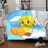 1pc Tweety3 Blanket, Gift, for Men and Women, Soft Blanket, Good for Sofa Bed Couch Travel, Lightweight Flannel Blanket