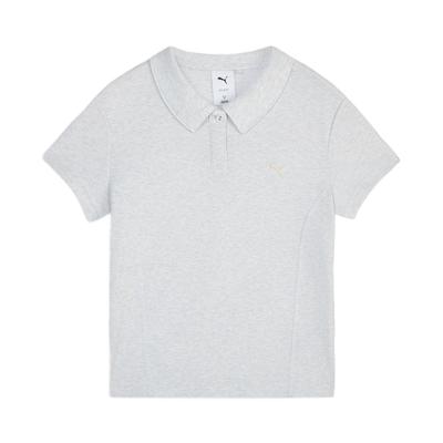 R.Essentials Breathable Waffle Urban Outdoor City Commuting Relaxed Fit Polo Shirt Women Tops 638587-05