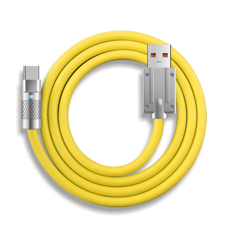 Usb C Bilkabel 120W Type C Lader Usb Ladekabel Hurtiglading Hurtiglading Type C Ladekabel For Mobiltelefon Bil