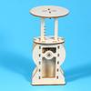 Yousheng 1 Set DIY Gravities Scale Model Kit Handmade Wooden Puzzle Platform Balance Building Crafts Kids STEM Educational Science Experiment Toy