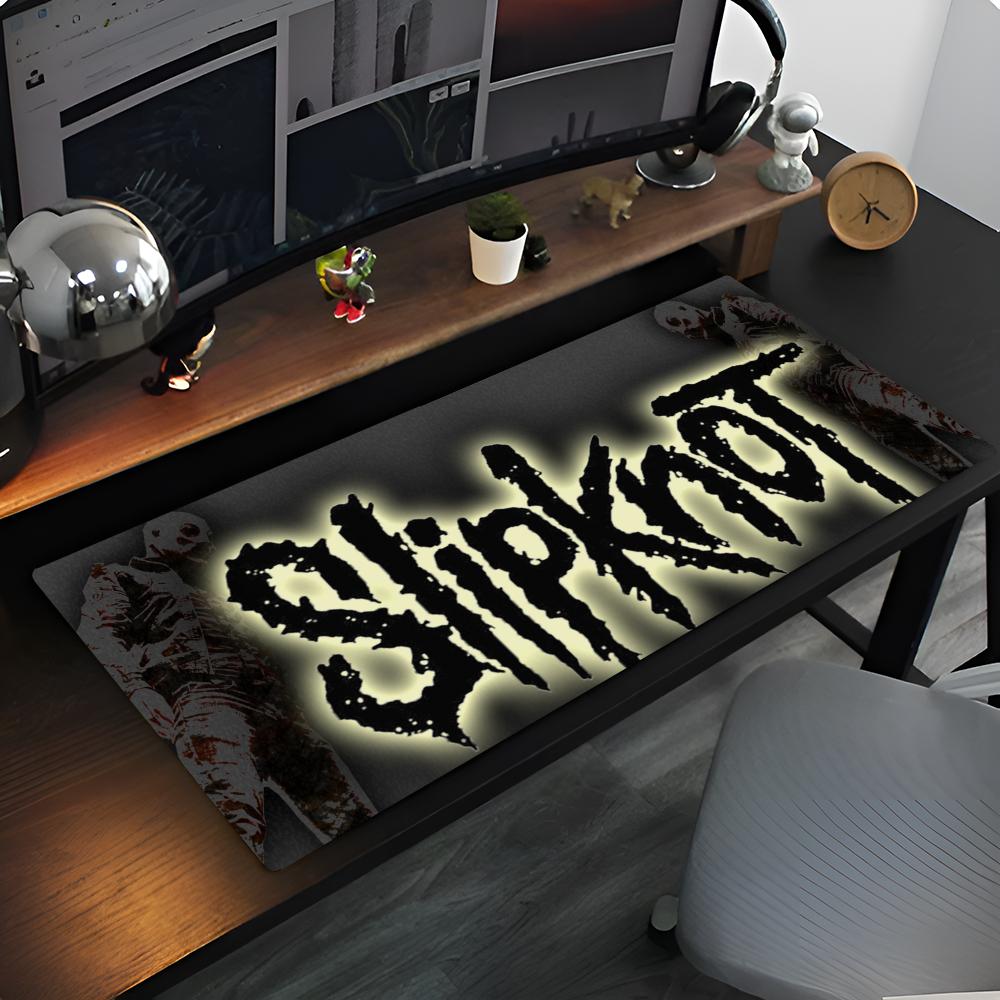Slipknot Mauspads Anime-Spiel Mauspads cs lol XXL Zuhause HD Computertischmatten Teppich Gamer Büro Laptop Weiche Schreibtischoberfläche X