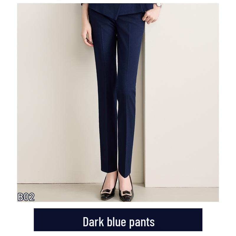 Elegant Black Long-Sleeve Professional Women's Suit Jacket for Beauty Salons