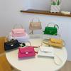 Simple Solid Color Girls Shoulder Bag Fashion Texture Girls Handbag Niche Design Ladies Crossbody Bag
