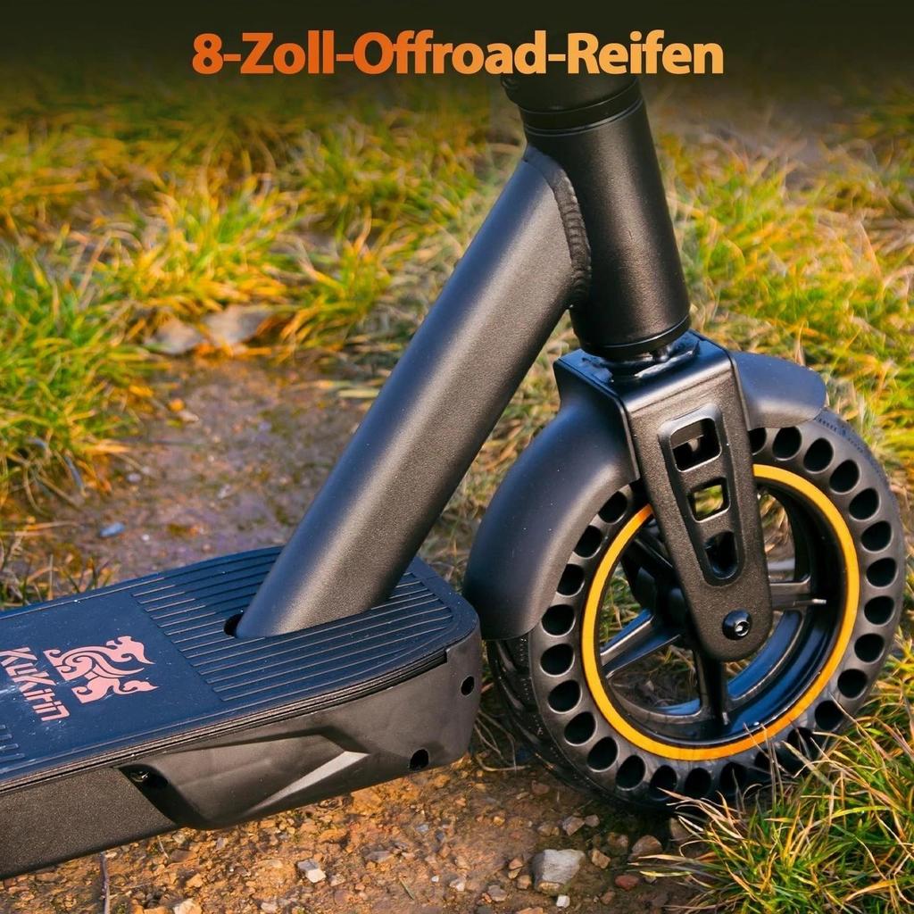 Kukirin S1 Max 8-inch 350W Electric Scooter, Urban Electric Scooter, 36V 10.4AH, Maximum Range 39km, Maximum Load 120kg, Black