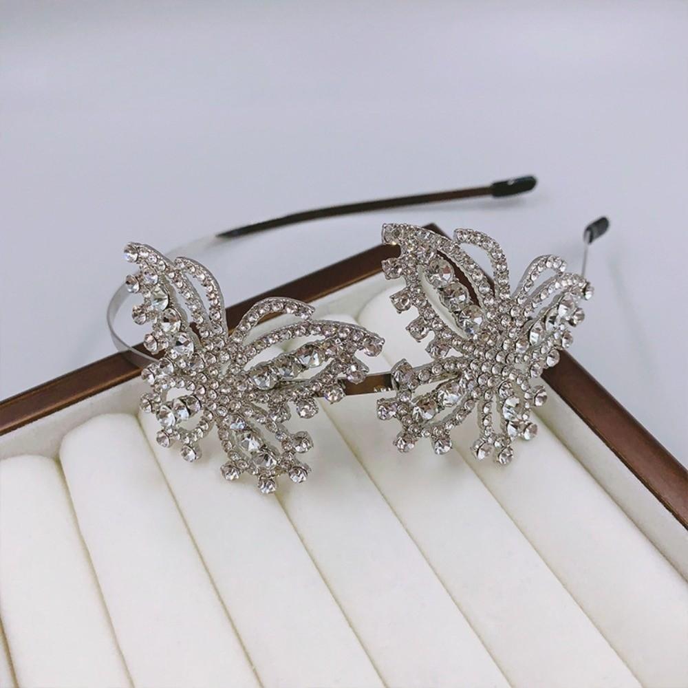 Shiny Butterfly Headband Glamorous Crystal Headwear Fashion Rhinestone Hair Band  Girls Accessories