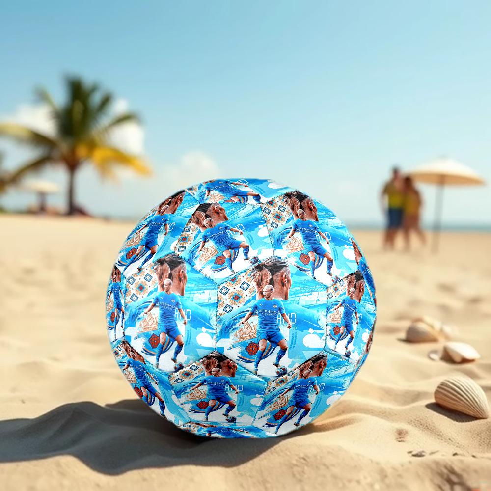 Erling Haaland Size 5 Football High Elastic Soccer Ball For Outdoor Competition Daily Training Play