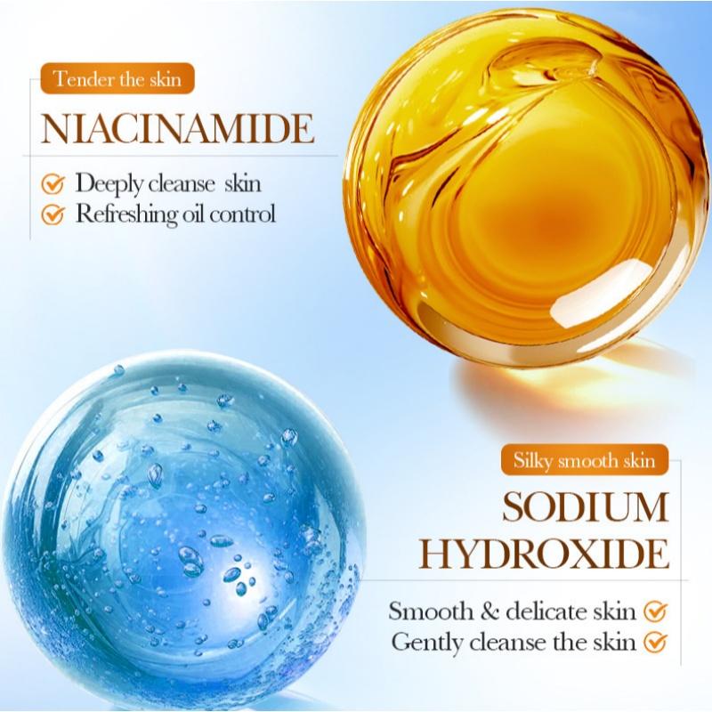 Coconut Oil Scented Body Bar Soap 100g with Free Foaming Net – Moisturizing, Gentle Cleanser for Soft & Smooth Skin