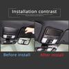 Front Reading Light Panel Cover Trim for Honda Pilot 2019-2022, ABS Material Reading Light Frame Cover Decor Protector Accessories (Carbon Fiber