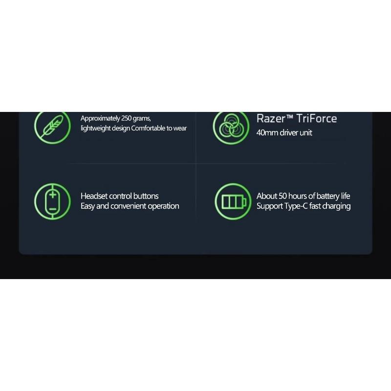 Razer Barracuda X Bluetooth USB Wireless Headset Gaming Headset Microphone