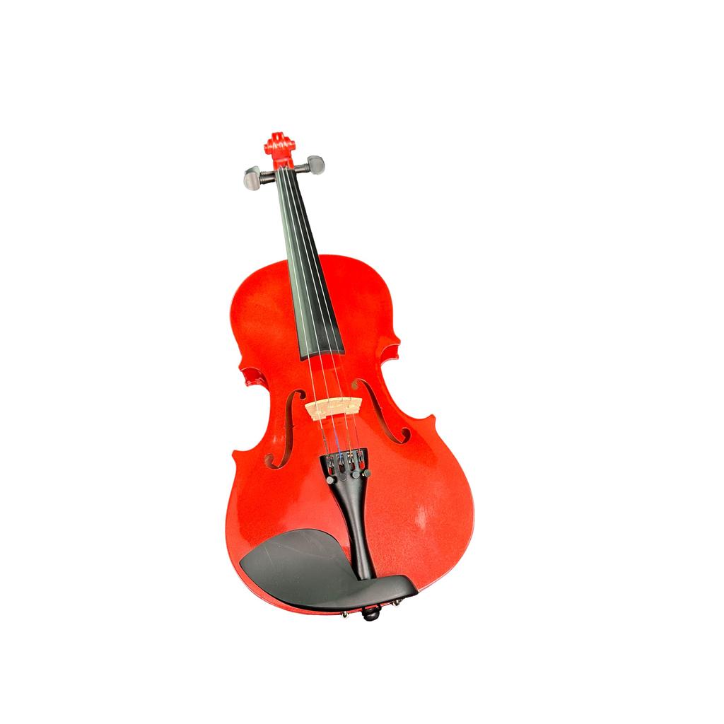 This Bright Red 44 Full-size Violin Set Is Perfect for Adult Beginners. It's a Great Starter Set for Beginner, Advanced, and Even Professional