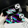 Sports Car H-HKS JDM Logo For IPhone 14 13 12 Mini 11 Pro XS Max X XR 14 Plus Tempered Glass Cover