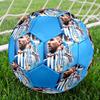 1PC Messi Modern Great Size 5 Soccer Ball PrahaIndoor Soccer Ball Colorful All Ages Machine Stitched PVC Competition Ready Durable High-Bounce
