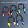 3Pin Microphone Extension Cable Adapter 3Pin Female to Male 3Pin Microphone Connectors for Speakers Mixer Amplifier