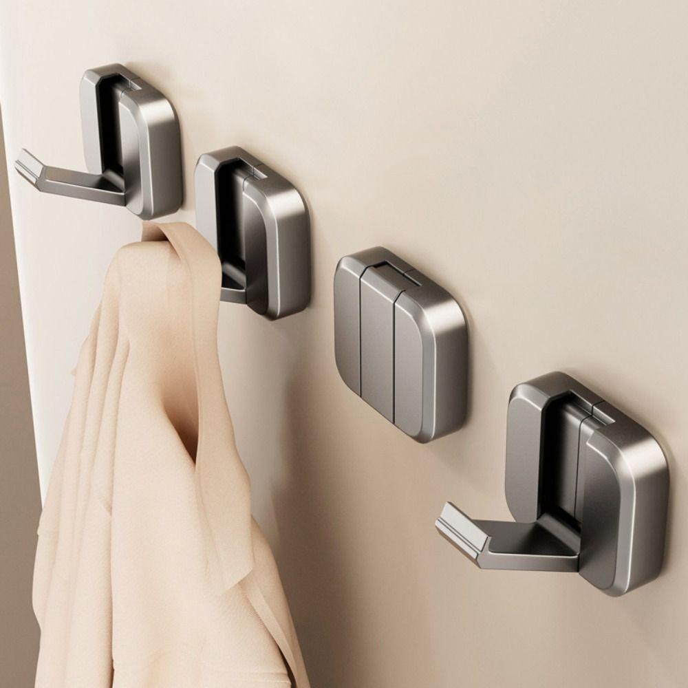 Self-adhesive No Drill Wall Hook Hidden Punch Free Hidden Rack Premium Hanging Rack Entryway