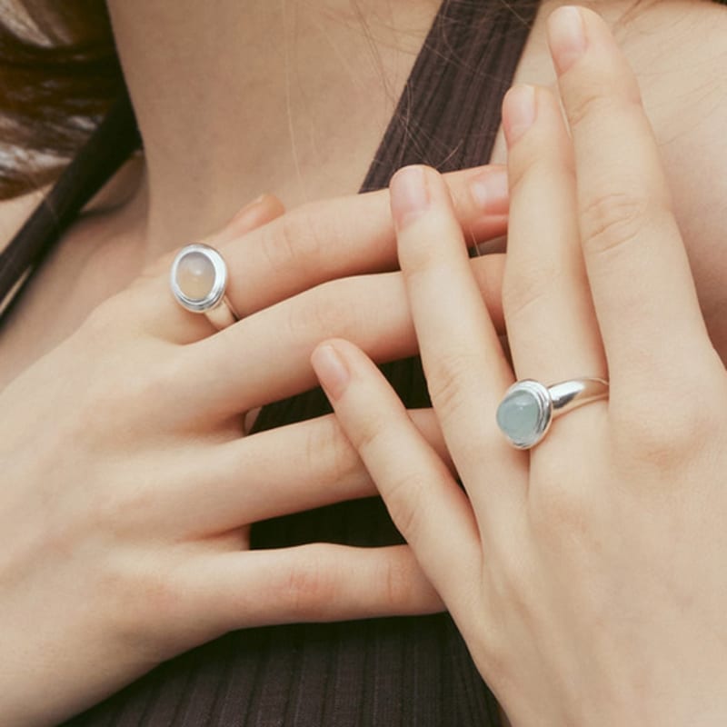 

synesthetic pcs Frame ring Gray (Gray Chalcedony)