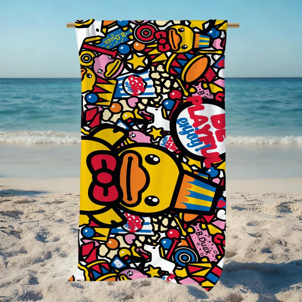 CARTOON b-B-b-D-duck Cute Towel Beach Quick Dry Soft Pool Towels Gift for Travel Gym Shower Camping Sports