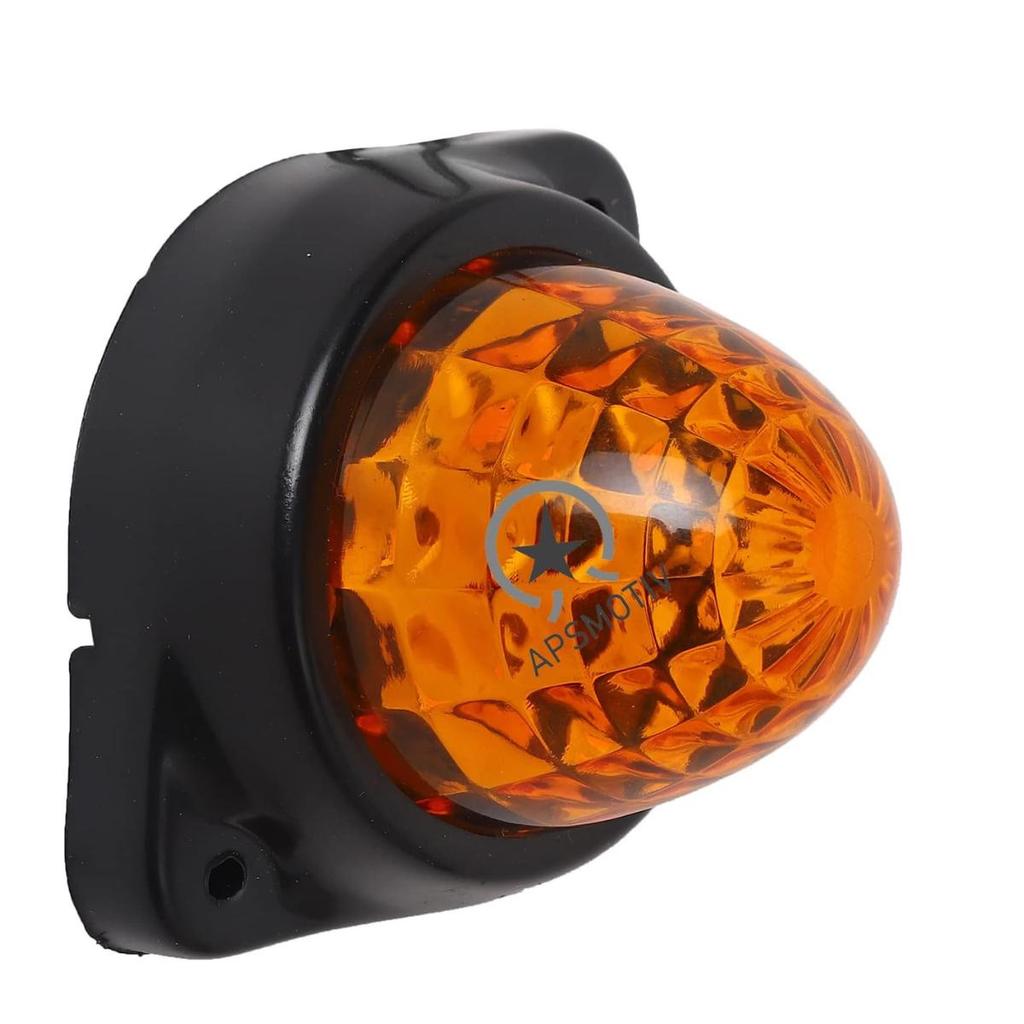 12V 6-TEILIG LED MARKIERUNGSLEUCHTEN Bernstein passend für Anhänger LKW Universal Fahrzeug