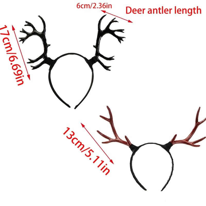 Gothic Antler Horn Cosplay Party Cartoon COSPLAY Halloween Cartoon Role Play Costume Proms Party Live Show Headwear