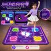 Double Players Mode Electronic Dance Mat Wireless Bluetooth Music Dance Mat  Indoor Toy