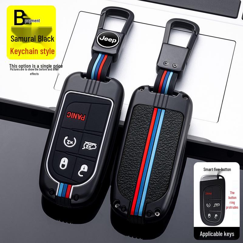 

Чехол для ключа Jeep Compass, Cherokee, Grand Cherokee и корпус для автомобиля Renegade Commander с пряжкой set
