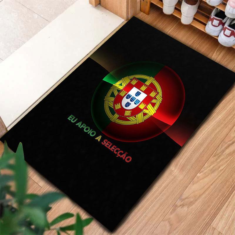 Portugal National Football Team Carpet Rug for Living Room Bedroom Home Sofa Decoration,Kids play Non-slip Floor Mat