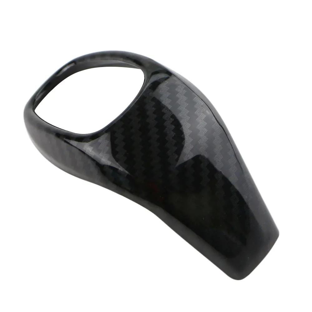 

AT Car Gear Head Shift Knob Protection Cover Trim Fit for BMW X1 F48 2 Series F46 2015 - 2018 Accessories углеродного волокна черного