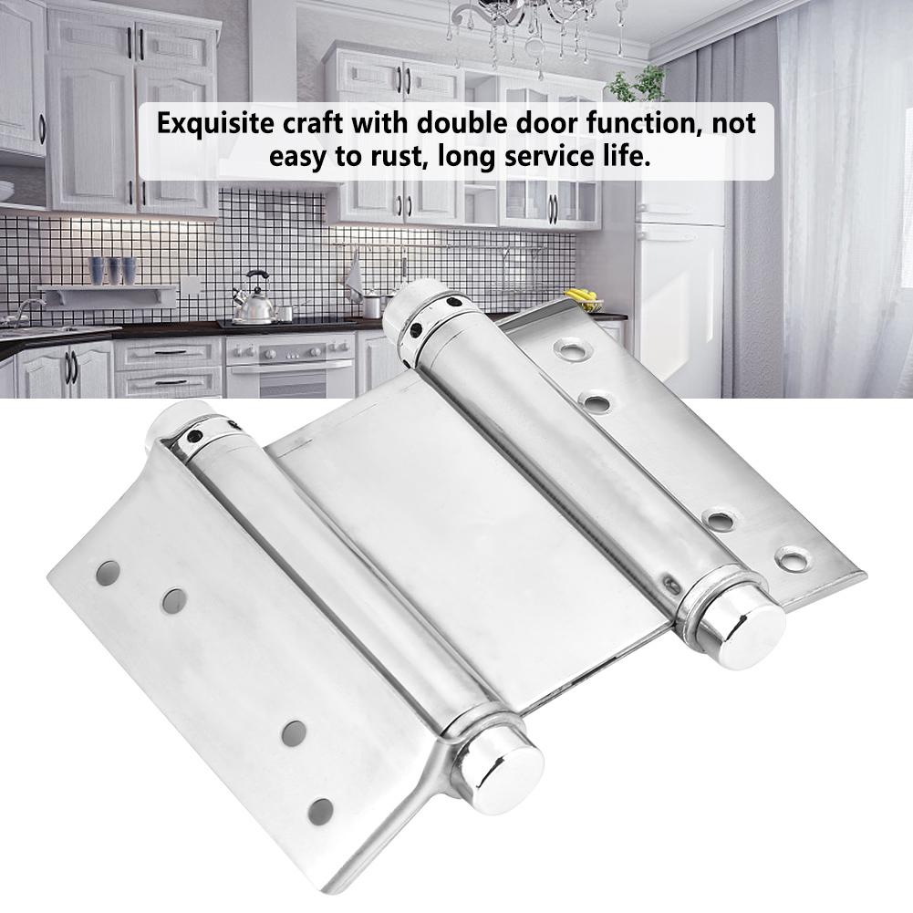 3inch Stainless Steel Door Gate Hinge Fittings Double Action Spring Hinge