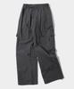 SOME PLACE Pocket Cargo Nylon Two-Way String Banding Pants [Pink]