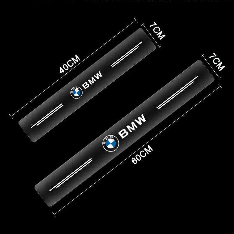 4 szt. Naklejka na próg samochodu Odporna na zarysowania Przezroczysta folia Ochronna Dla BMW E46 E85 E60 F10 E39 F30 E36 F20 E87 E90 E70 X3 X5