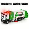 1:32 Elektrischer Staubsaugender Kehrmaschinen Auto Modell Spielzeug Betonmischer LKW Legierung Ingenieurfahrzeuge Ton Licht Geschenke für Kinder