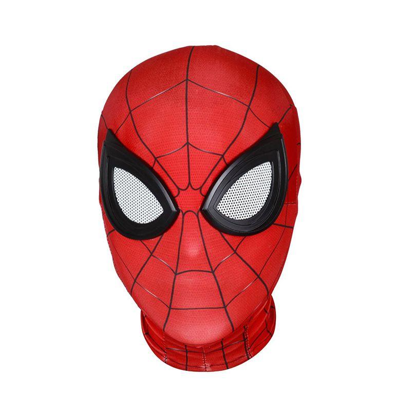 Hochwertiges Spiderman-Kostüm, Kostüm für Erwachsene und Kinder, Halloween-Kostüm, rot/schwarz, Spandex, Cosplay-Kleidung