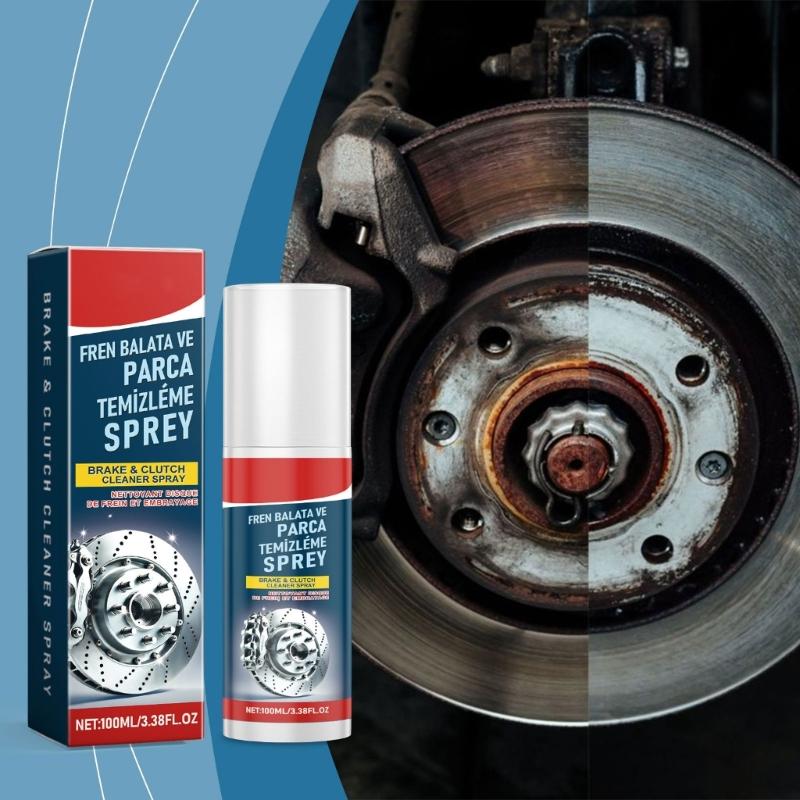 1pc/2pcs Brake Rust Remover Sprayer With Double Action Cleaning And Polishing Technology Cleaning Solution for Disc Hub Rims